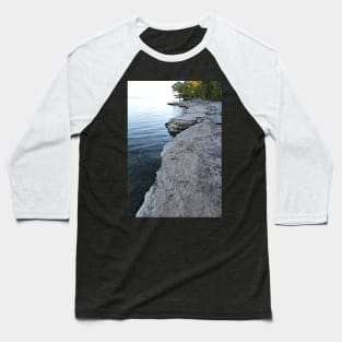 Autumn Shoreline Baseball T-Shirt